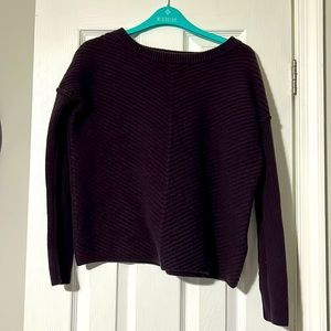 Deep purple sweater